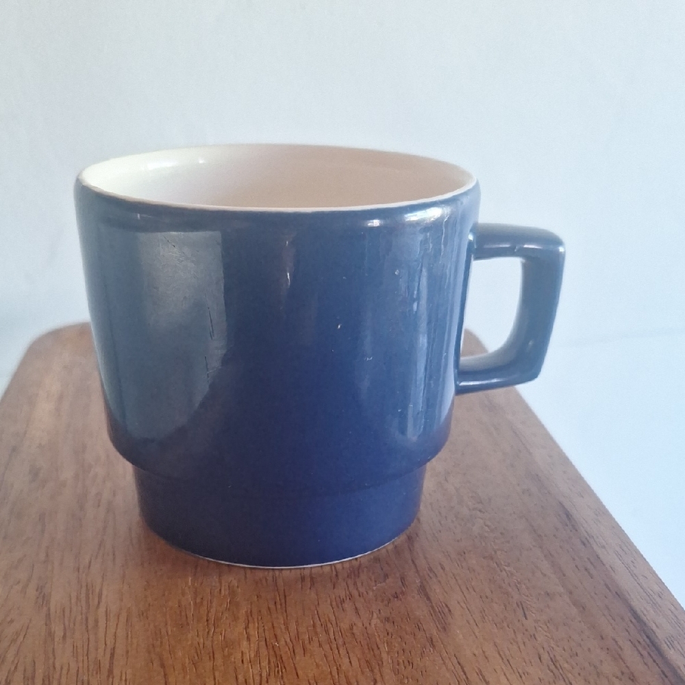 Blue Ceramic Mugs (Set Of 4)